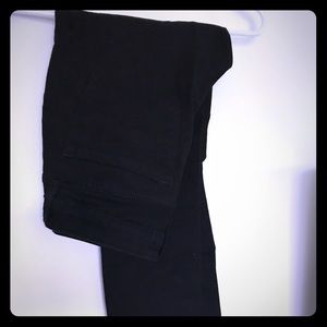 Black skinny mid rise rockstar jeans